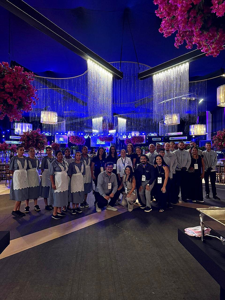 Equipe do Buffet Varanda reunida em um evento
